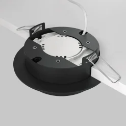 Maytoni Hoop innfellingslampe, rund, svart