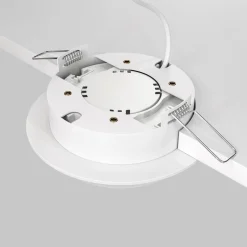 Maytoni Hoop innfellingslampe, rund, hvit