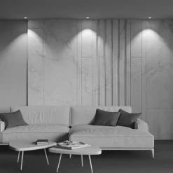 Maytoni innbyggingslampe Alfa, svart/hvit, Ø 6,5 cm, 10 W, 36°, 36°