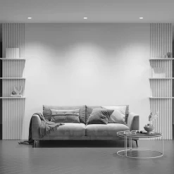 Maytoni innfellingslampe Share, hvit/hvit, Ø 14 cm, aluminium, GU10