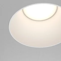 Maytoni innfellingslampe Share, hvit/hvit, Ø 14 cm, aluminium, GU10