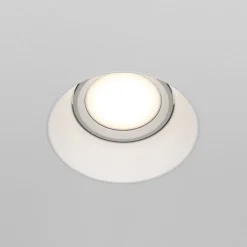 Maytoni innfellingslampe Dot hvit rund 11,8 x 9 cm aluminium GU10