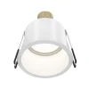 Maytoni innfelt downlight Reif, hvit/hvit, Ø 6,8 cm, aluminium