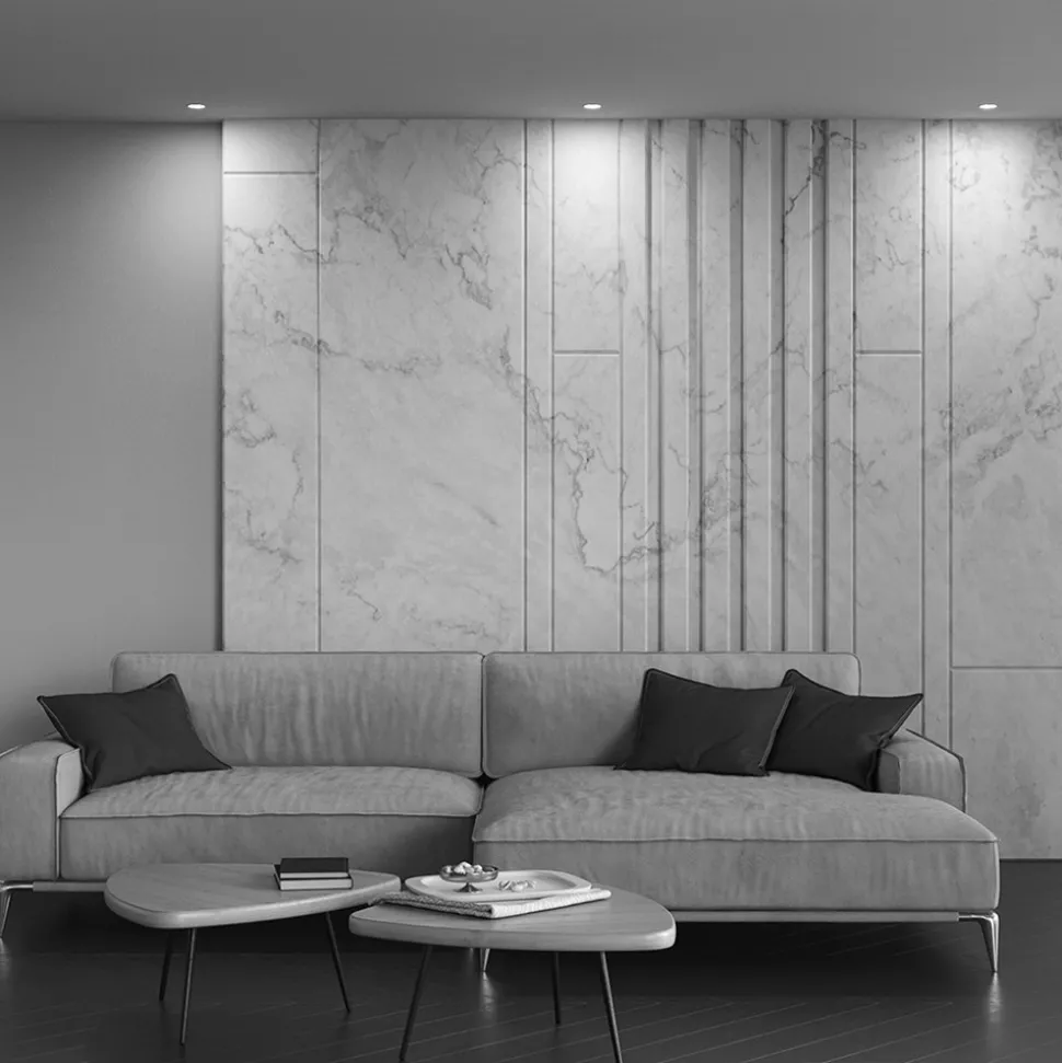 Maytoni innfelt downlight Reif, hvit/hvit, Ø 6,8 cm, aluminium