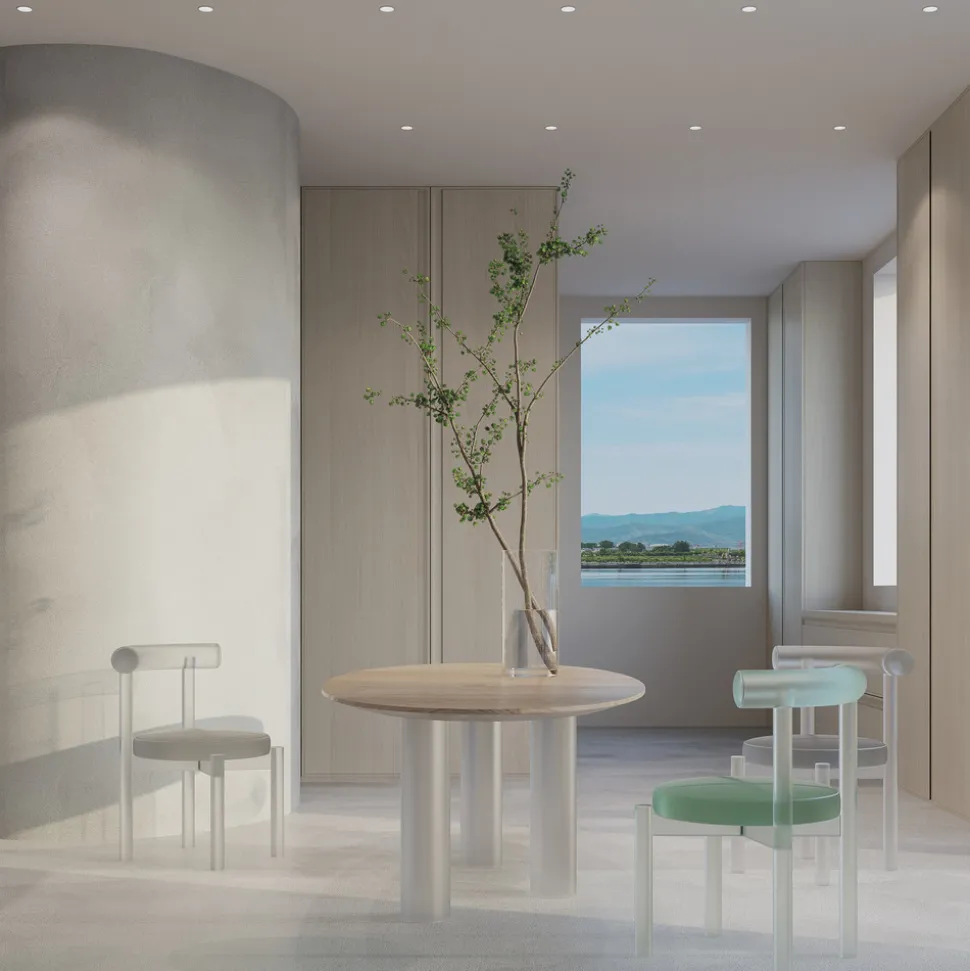 Maytoni innfelt downlight Reif, hvit/hvit, Ø 6,8 cm, aluminium