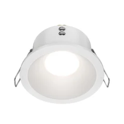 Maytoni innfelt taklampe Zoom hvit Ø 8,5 cm aluminium IP65 GU10