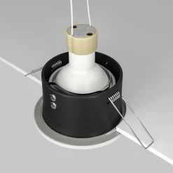 Maytoni innfelt taklampe Zoom hvit Ø 8,5 cm aluminium IP65 GU10