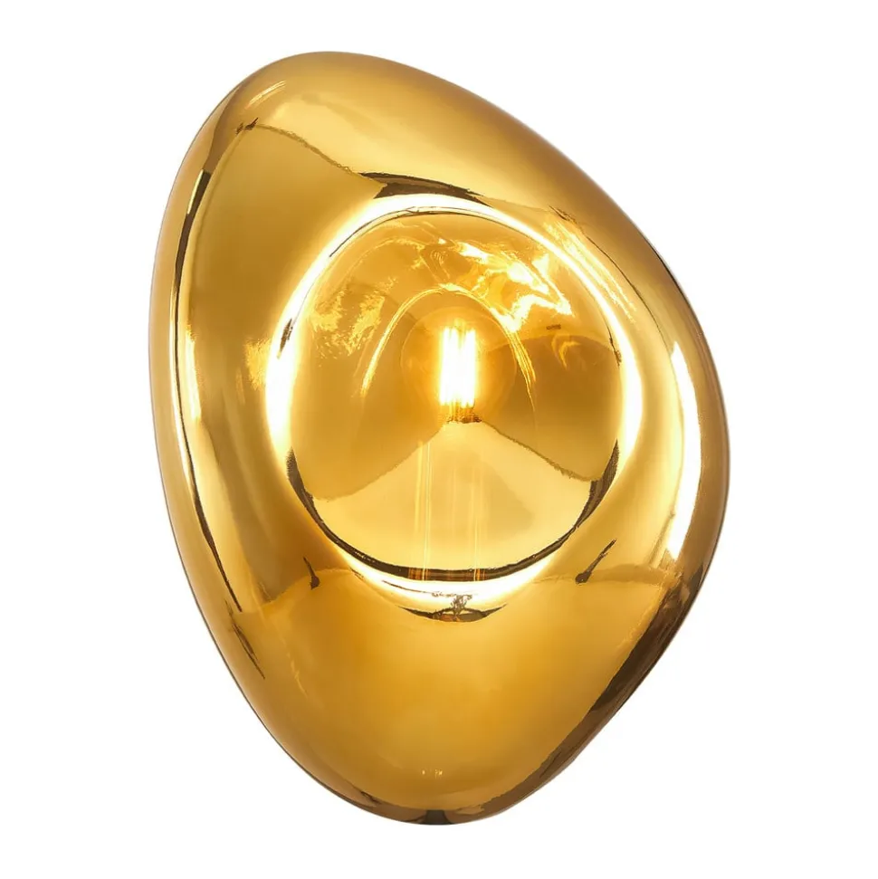 Maytoni Mabell vegglampe av glass, gull