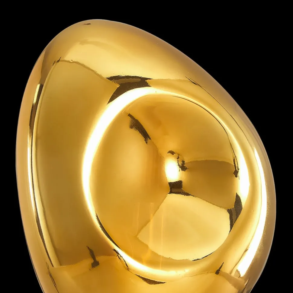 Maytoni Mabell vegglampe av glass, gull