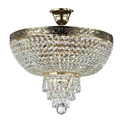 Maytoni Palace lysekrone med krystallskjerm