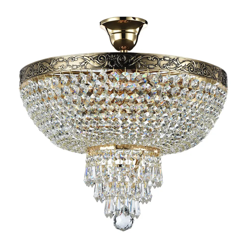 Maytoni Palace lysekrone med krystallskjerm