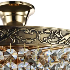 Maytoni Palace lysekrone med krystallskjerm