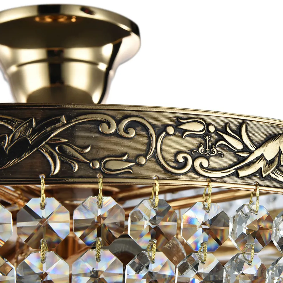 Maytoni Palace lysekrone med krystallskjerm