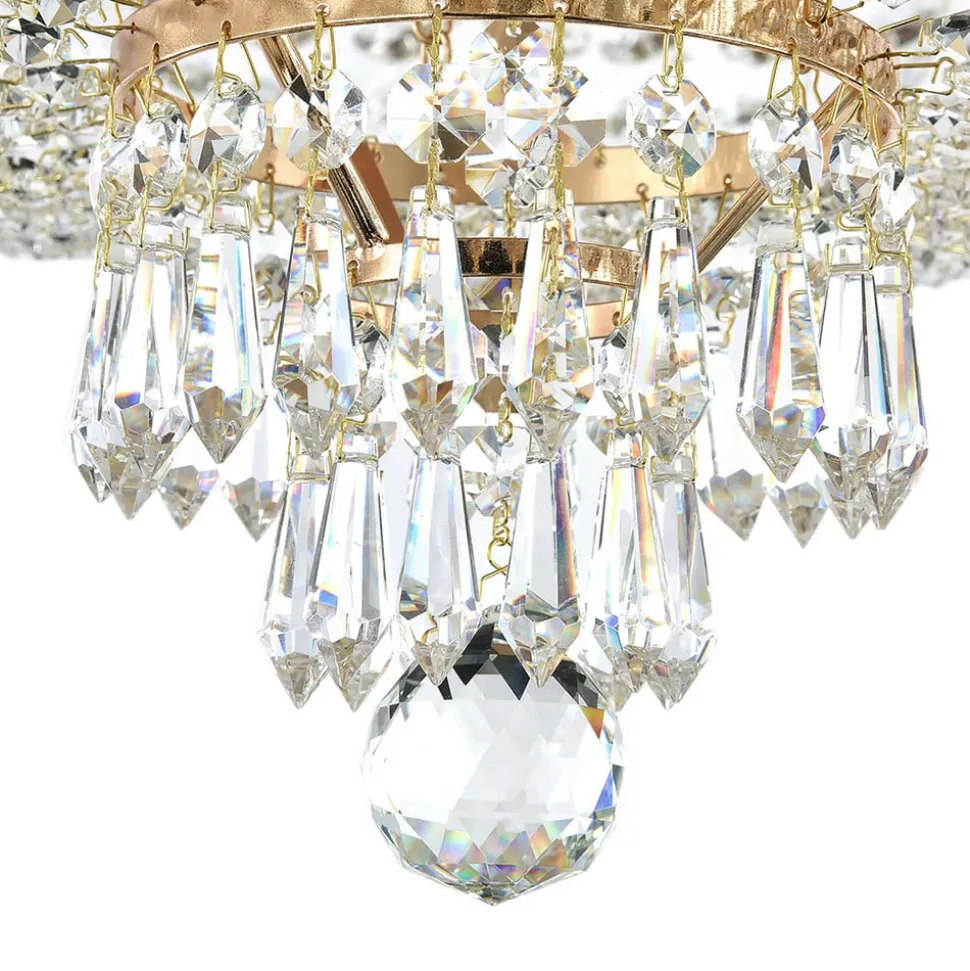 Maytoni Palace lysekrone med krystallskjerm