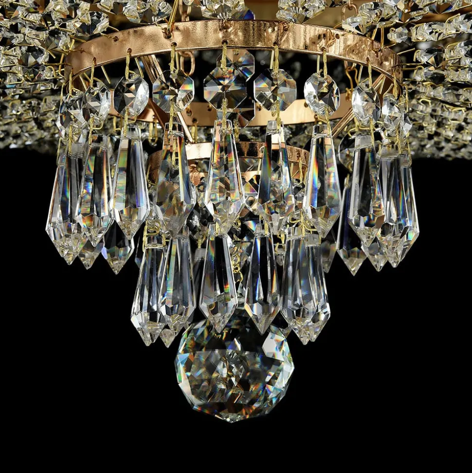 Maytoni Palace lysekrone med krystallskjerm