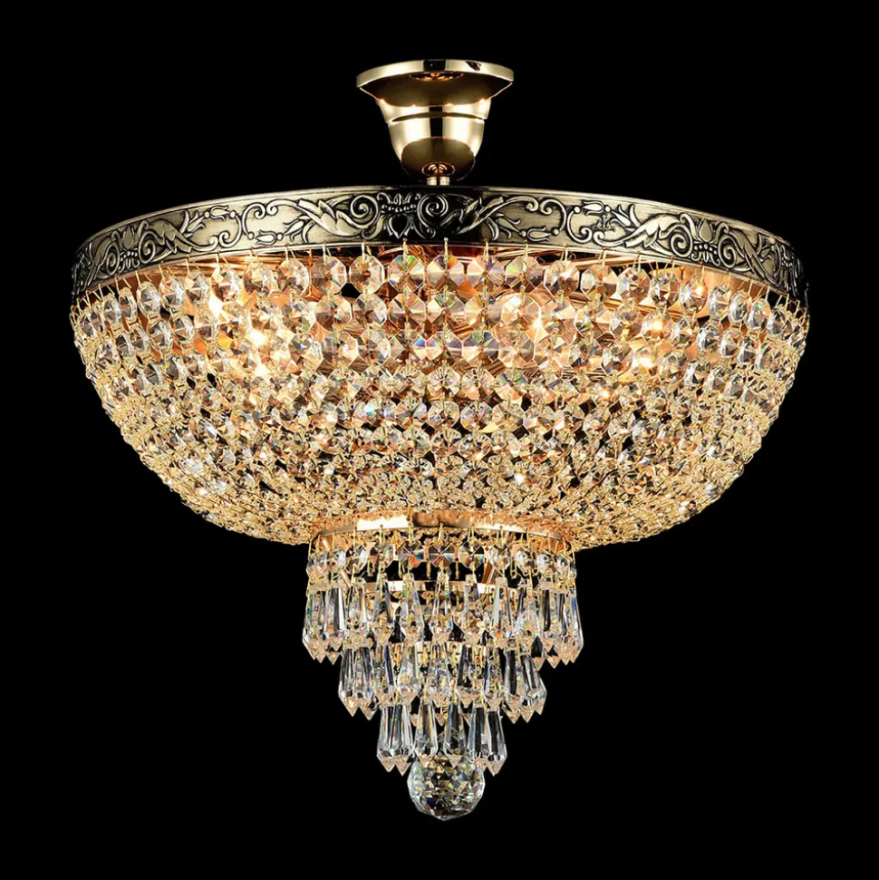 Maytoni Palace lysekrone med krystallskjerm