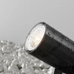 Maytoni Scope spot med jordspyd, svart, aluminium, IP65