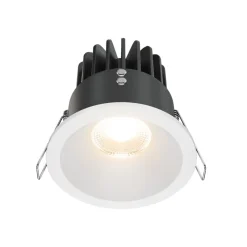 Maytoni Zoom LED innfellingslampe 930 IP65 rund triac, hvit