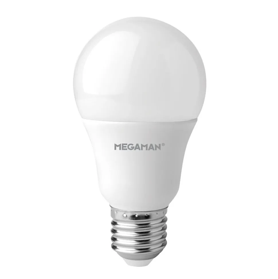 MEGAMAN E27 7W LED-pære A60 810 lm 2 700 K opal