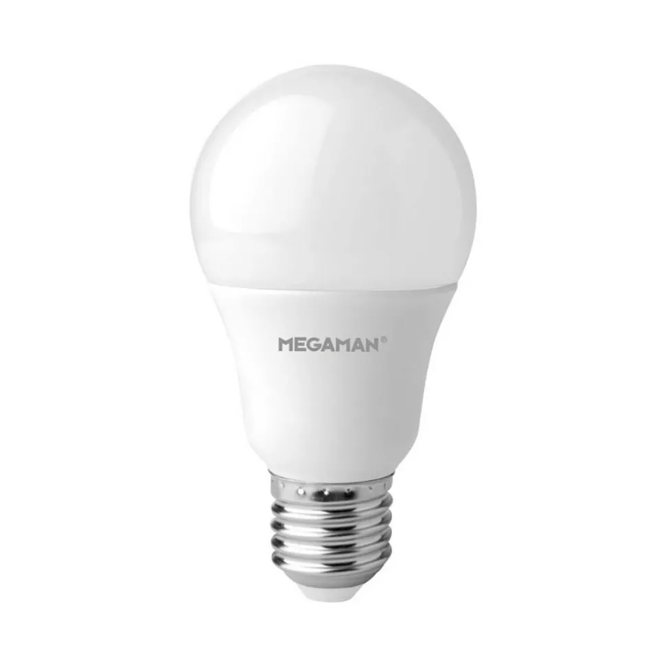 MEGAMAN LED-pære A60 E27 6W 2.700K 810lm dimbar