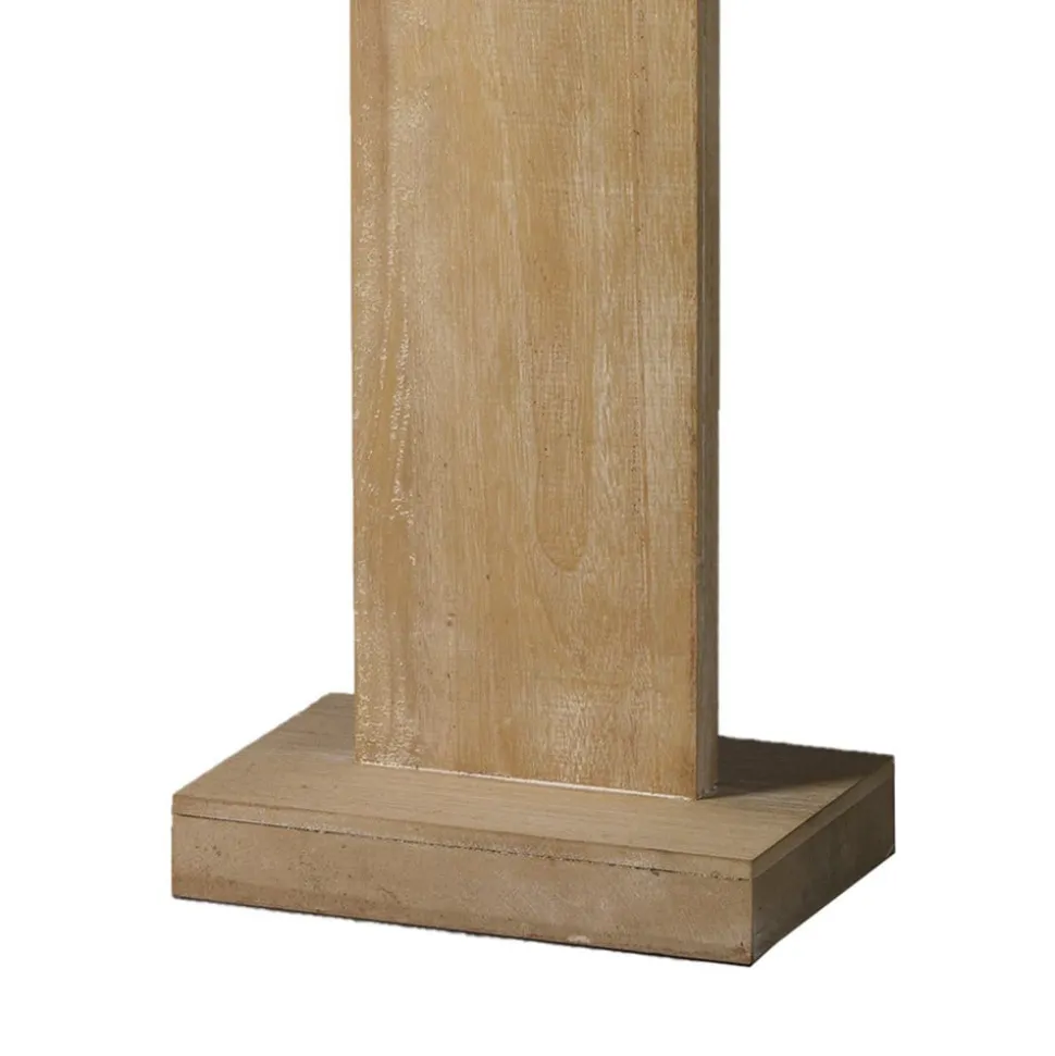 Miriel gulvlampe, høyde 170 cm, tekstil, tre