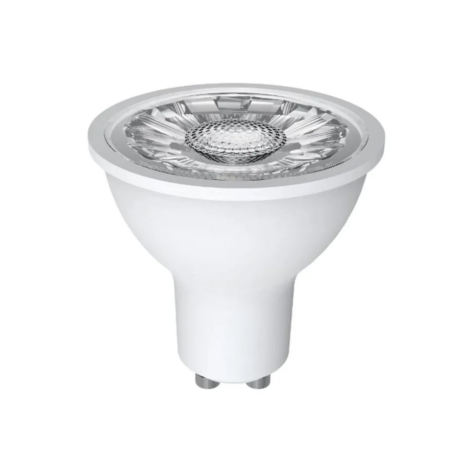Müller-Licht LED-reflektorpære GU10 4,5 W 2 700 K klar, 2-pakning