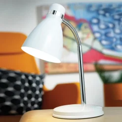 Moderne bordlampe CYCLONE hvit