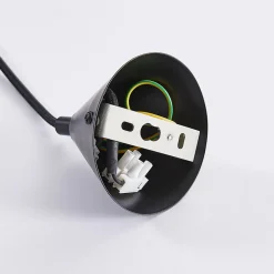 Moderne pendellampe Flynn, betonggrå