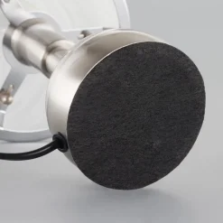 Nattbordlampe Ellen i glass og metall