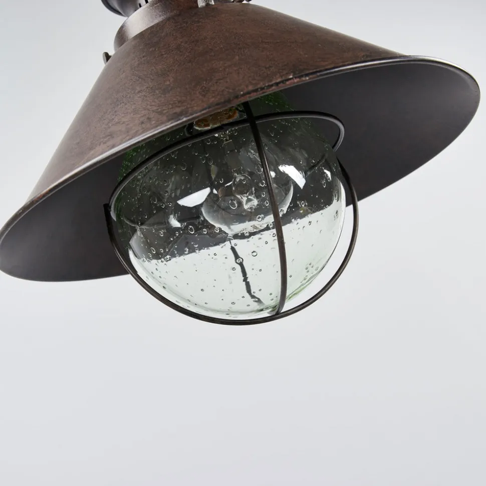 Nautica hengelampe i antikk look 26 cm