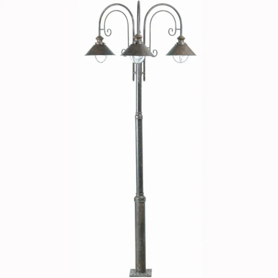 Nautica lyktestolpe med tre lys