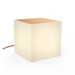 Newgarden Bora-bord med lyskilde, bordplate av tre