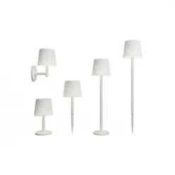 Newgarden Greta LED-solcellelampe, hvit