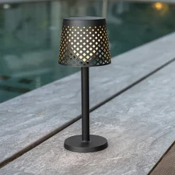 Newgarden Greta LED-solcellelampe, svart
