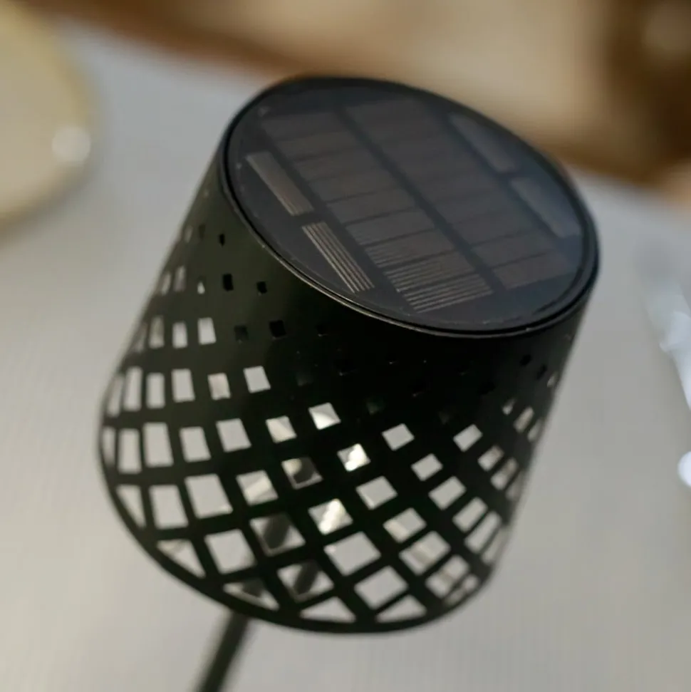 Newgarden LED-bordlampe Gretita, svart, metall