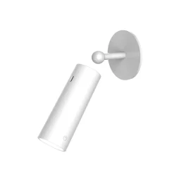 Newgarden LED-vegglampe Roll 4, hvit, svingbar