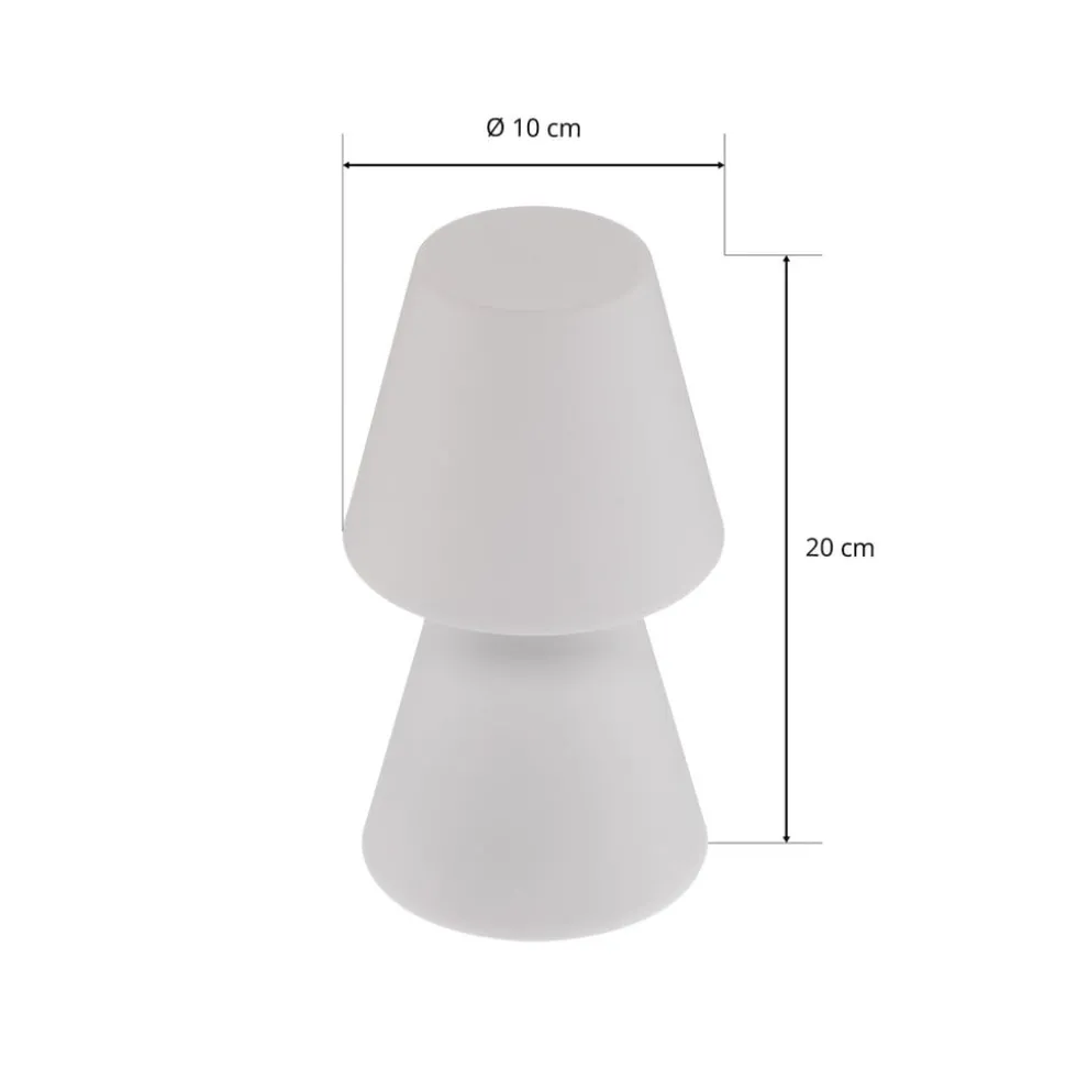 Newgarden Lola 20 LED-bordlampe med oppladbart batteri
