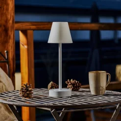 Newgarden Lola Slim LED bordlampe batteri, hvit