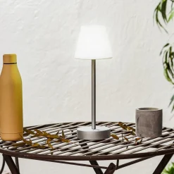 Newgarden Lola Slim LED-bordlampe batteri, grå