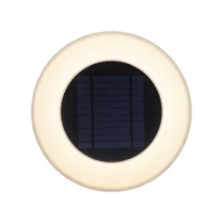 Newgarden Wally LED-vegglampe med solcellepanel, Ø 39 cm
