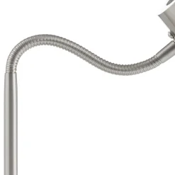 Nikkelfarget LED-bordlampe Narcos