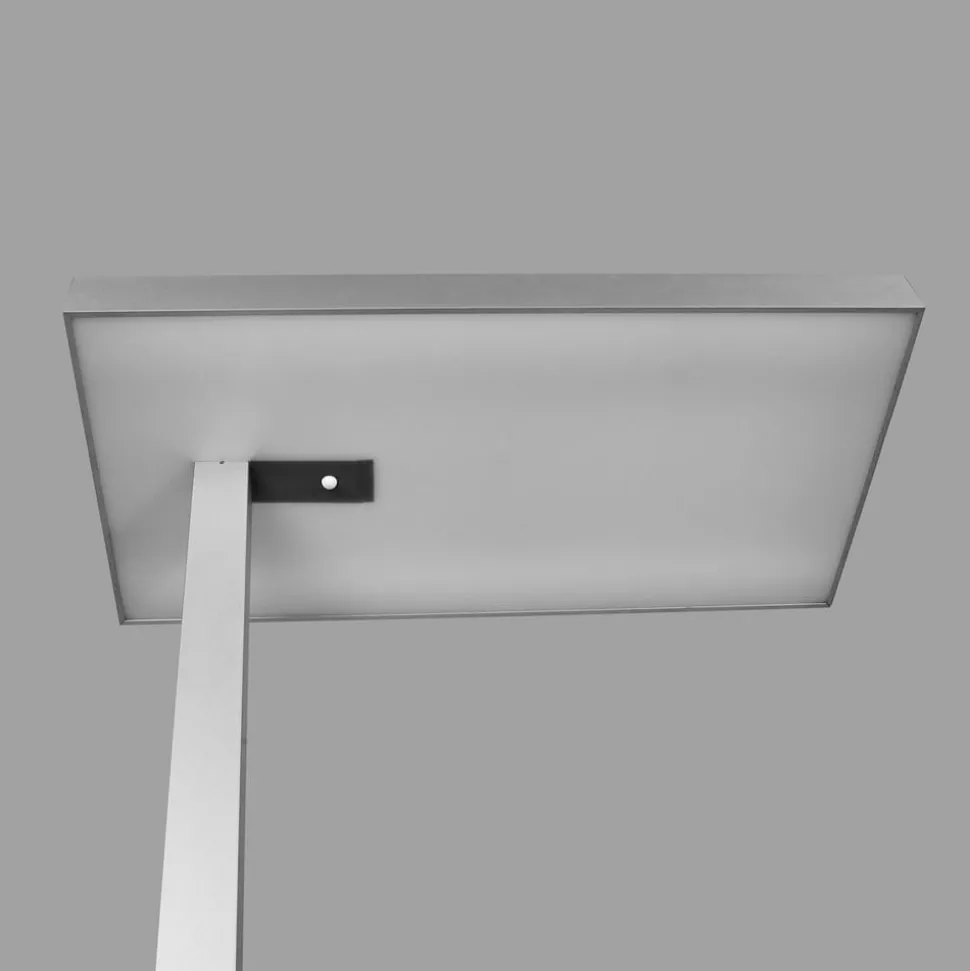 Nora LED kontorgulvlampe, bevegelsessensor, 50 W