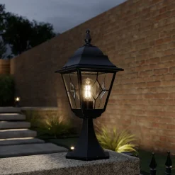 Norfolk sokkellampe, blyholdig glass