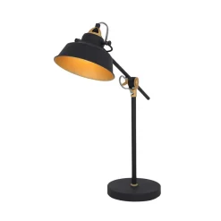 Nové bordlampe, justerbar, svart