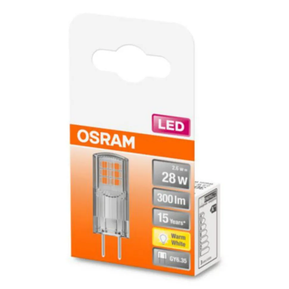 OSRAM LED-stiftpære GY6,35 2,6 W, varmhvit, 300 lm
