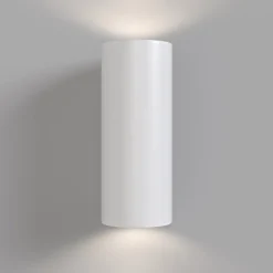 Parma vegglampe av gips, 8x20 cm