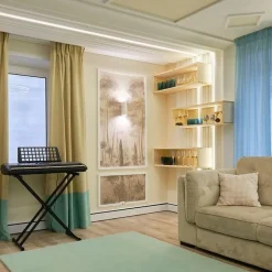 Parma vegglampe av gips, 8x20 cm