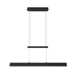 Paros LED-hengelampe med switch-dimmer svart