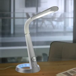 Paul Neuhaus Bill LED-skrivebordslampe, sølv