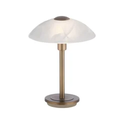 Paul Neuhaus Enova bordlampe, antikk messing